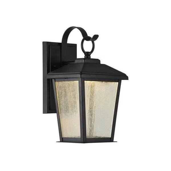 Chloe Lighting CH22L68BK12-OD1 12 in. Tall Kirton Transitional Led Textured Black Outdoor Wall Sconce, Chloe Lighting, Mfr#: CH22L68BK12-OD1